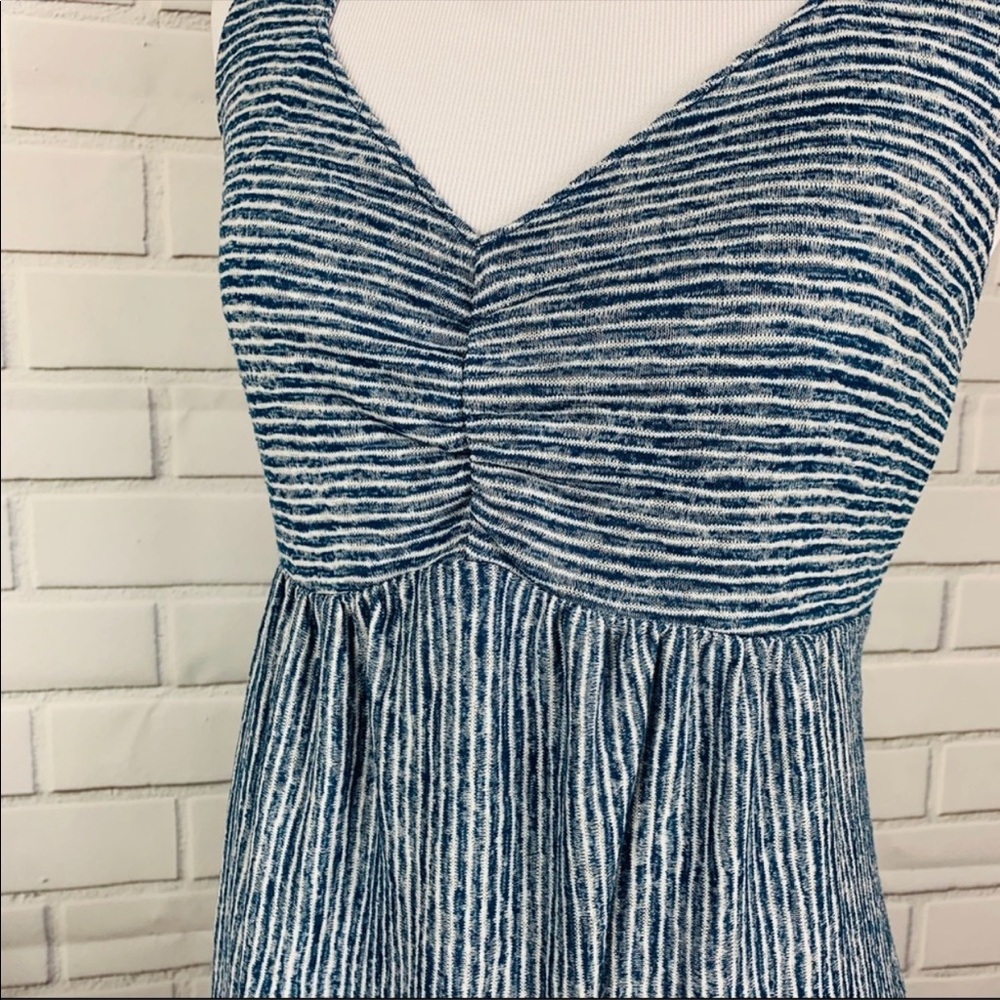 Universal Threads Cross Back Mid Length Dress Blue - image 4